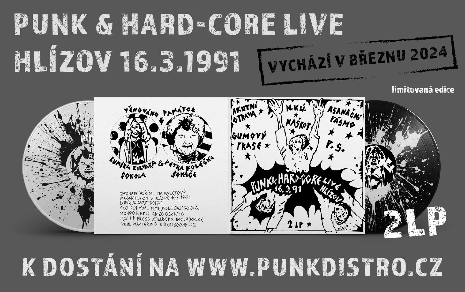 Hlízov Punk & Hardcore Live 16. 3. 1991  2lp