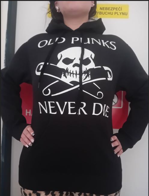 mikina Old punks never die