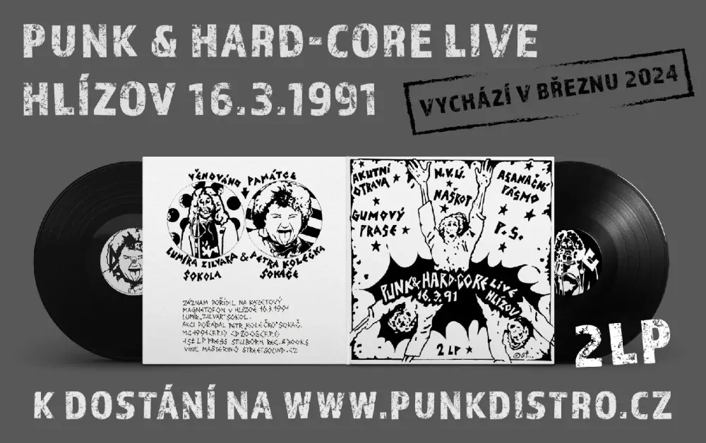 Hlízov Punk & Hardcore Live 16. 3. 1991  2LP