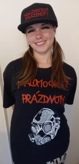 kšiltovka Malomocnost prázdnoty červená